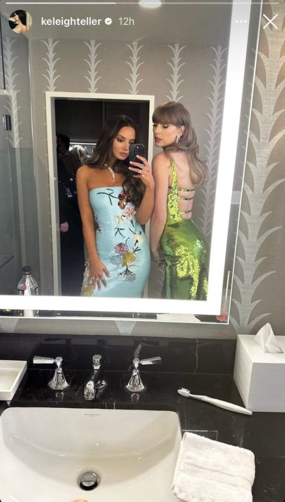 Taylor Swift and Keleigh Teller