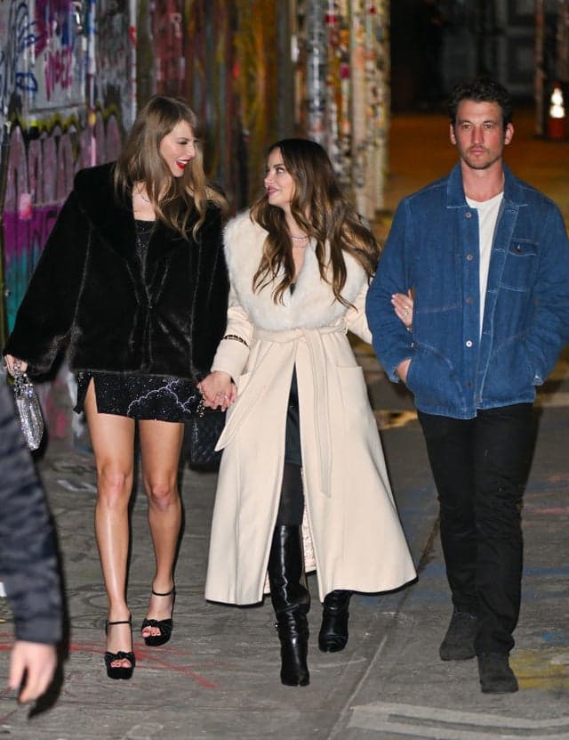 Taylor Swift and Keleigh Teller